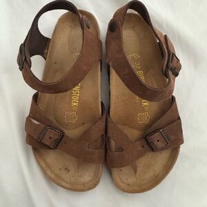 Birkenstock Rio Brown Sandals 37